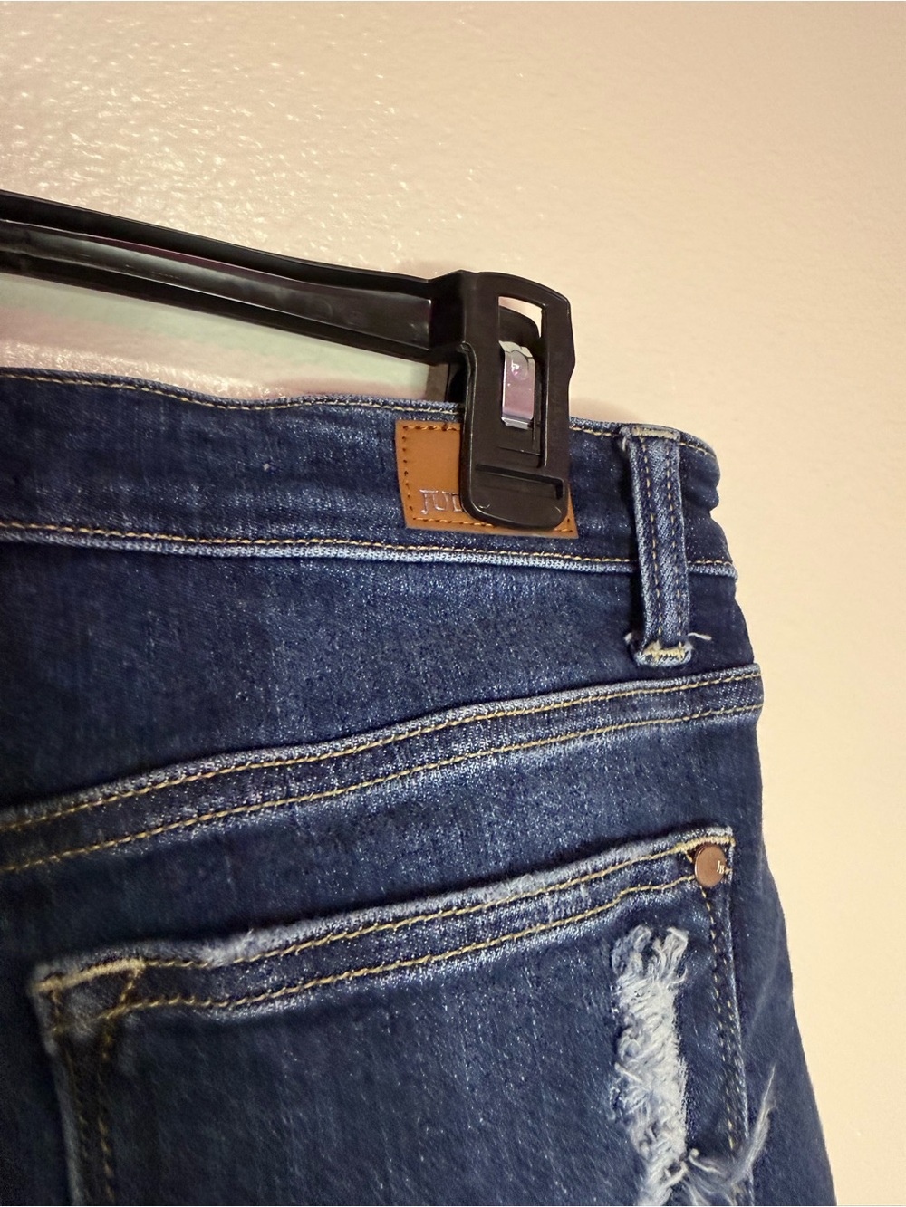 JUDY BLUE Dark Wash Jeans Boyfriend Fit Sz 9/29 - Picture 7 of 7